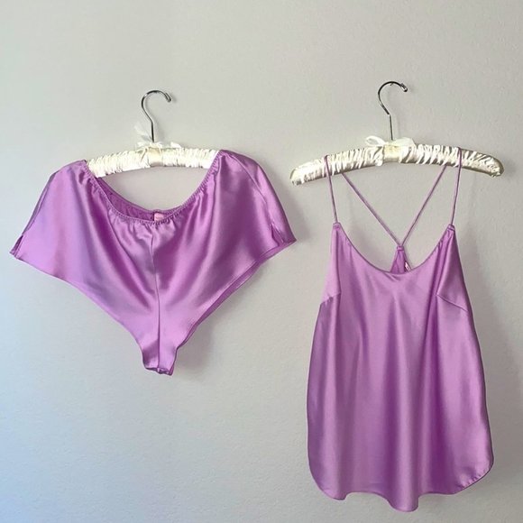VS Cami Top Shorts Sleep Set Camisole Tank 2-Piece Small